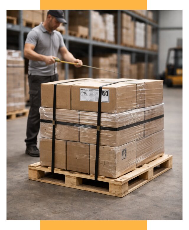 Упаковка и паллетирование грузов от 3806 р. | СетСервис-Ксм