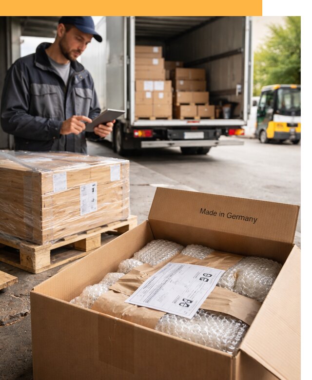 Доставка грузов из Германии от 48933 руб с таможенным оформлением