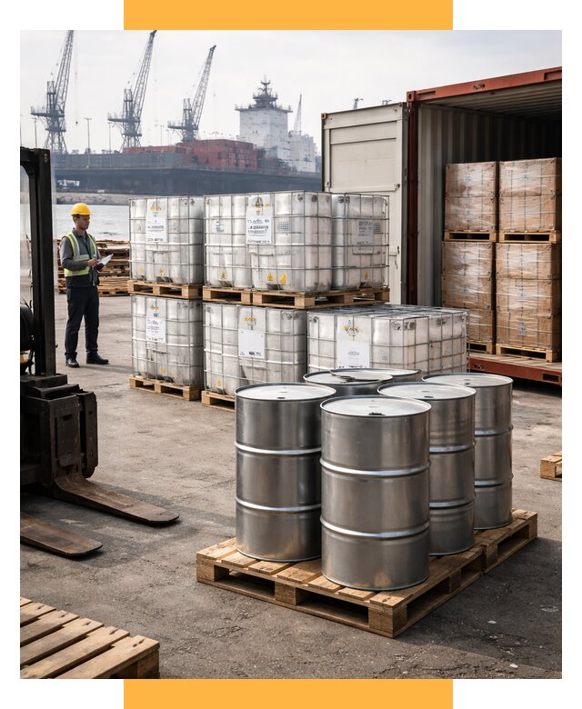 Доставка химического сырья из Индии от 271850 р. | СетСервис-Ксм