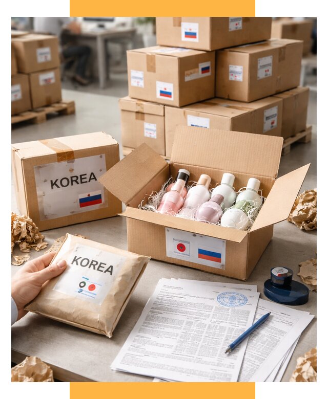 Доставка косметики из Кореи от 9243 р. под ключ | СетСервис-Ксм