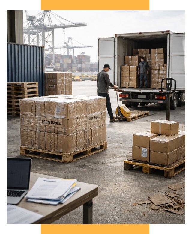 Доставка грузов из Израиля от 16311 р., логистика от СетСервис-Ксм