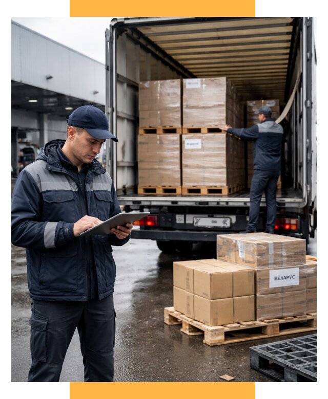 Доставка грузов из Беларуси от 16311 р. логистика СетСервис-Ксм