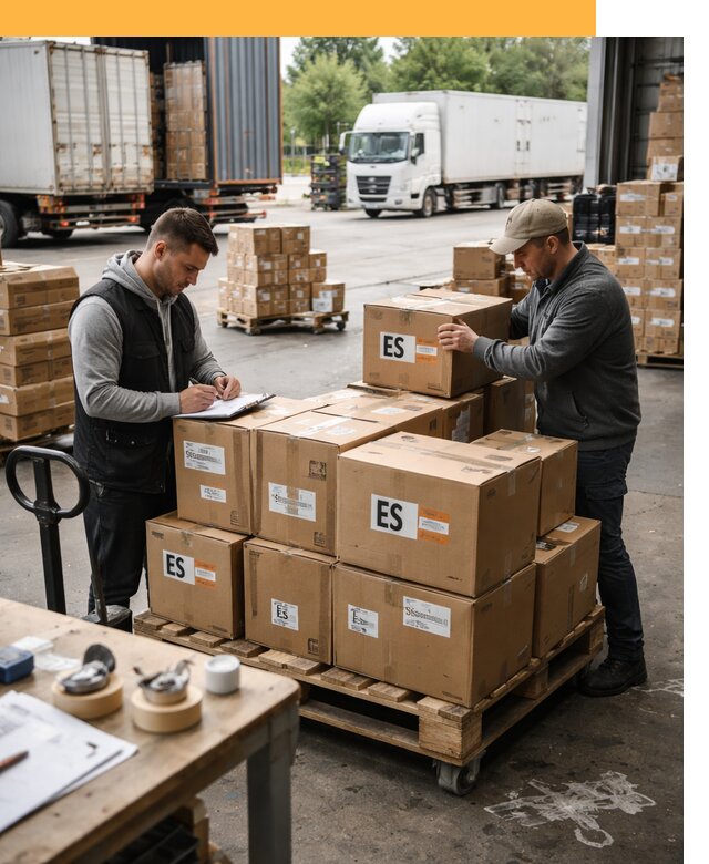 Доставка грузов в Испанию автотранспортом от 38059 руб