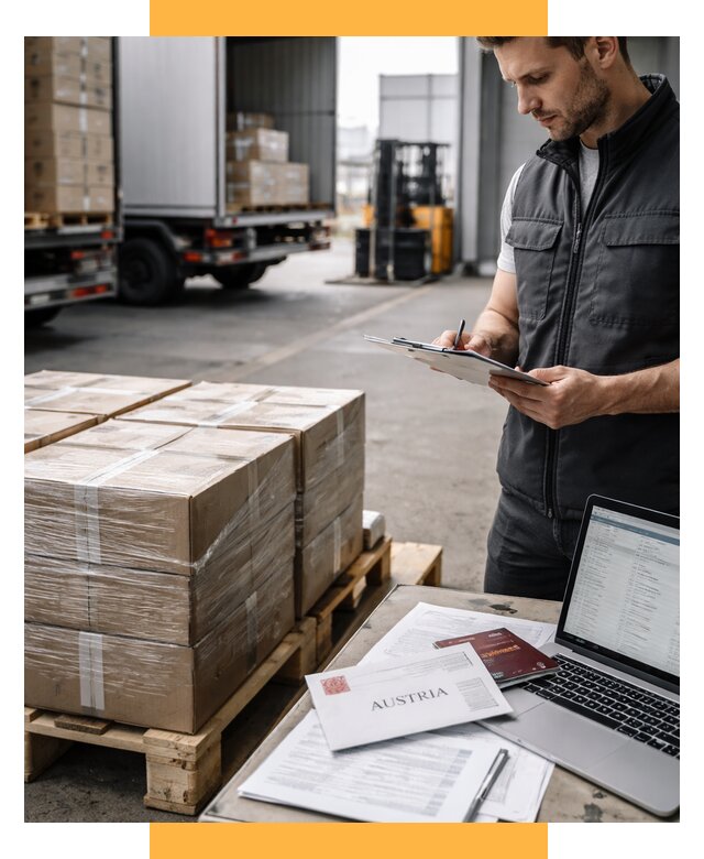 Доставка в Австрию от 70681 р. Логистика и экспорт СетСервис-Ксм