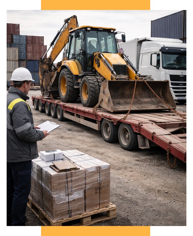 Международная перевозка спецтехники от 48933 р., СетСервис-Ксм