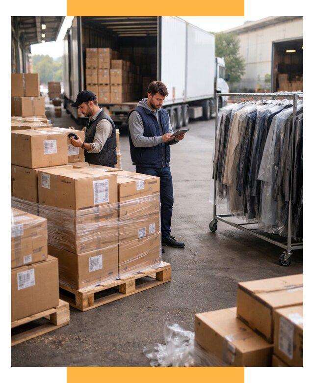 Перевозка и доставка одежды из Китая от 8156 р., СетСервис-Ксм