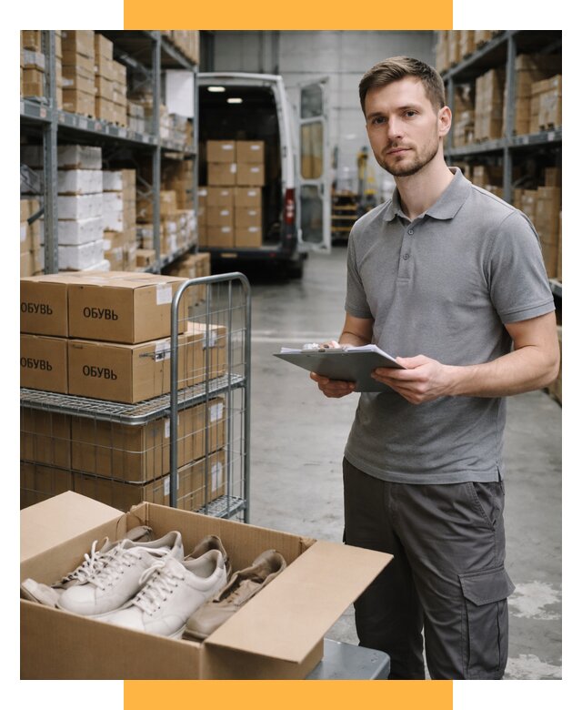 Доставка обуви из Китая и Турции от 4893 р. СетСервис-Ксм