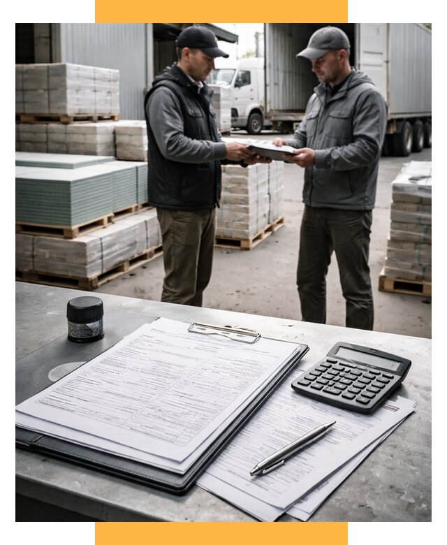 Таможенное оформление стройматериалов от 9243 р. | СетСервис-Ксм