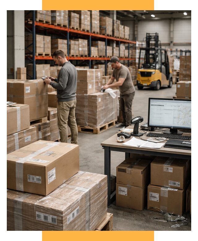 Склад консолидации в Европе от 7068 р., услуги СетСервис-Ксм